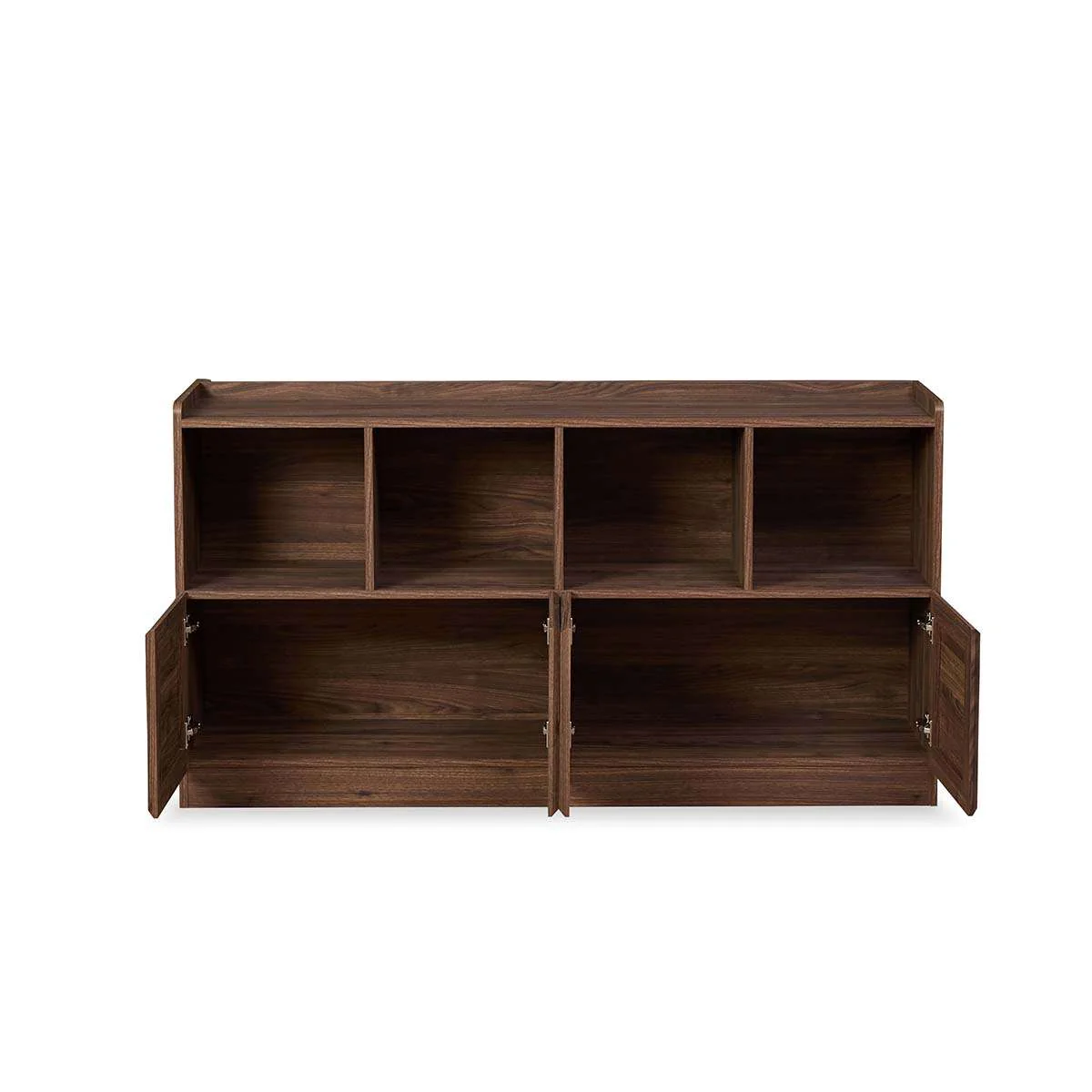 Noosa Rattan Cube Storage Bookcase  - Walnut - Image 9