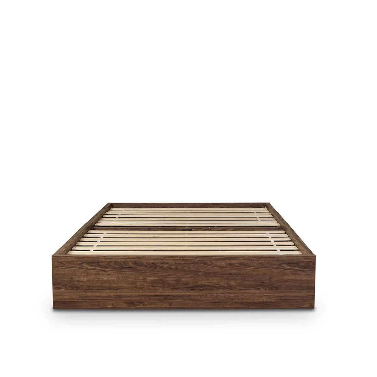 Noosa Rattan Storage Bed Base - Walnut - Image 11