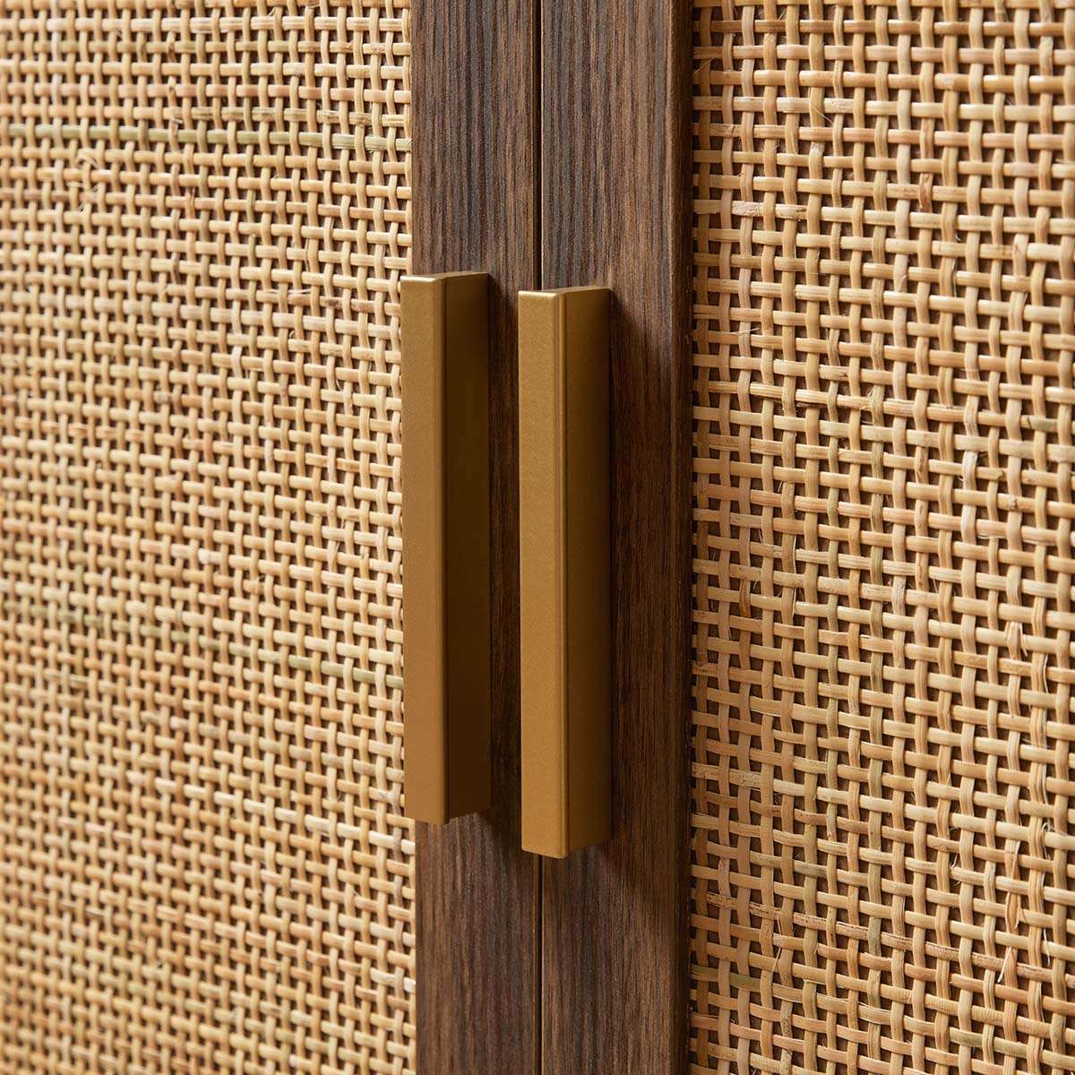 Noosa Rattan Shoe Cabinet - Walnut - Image 8