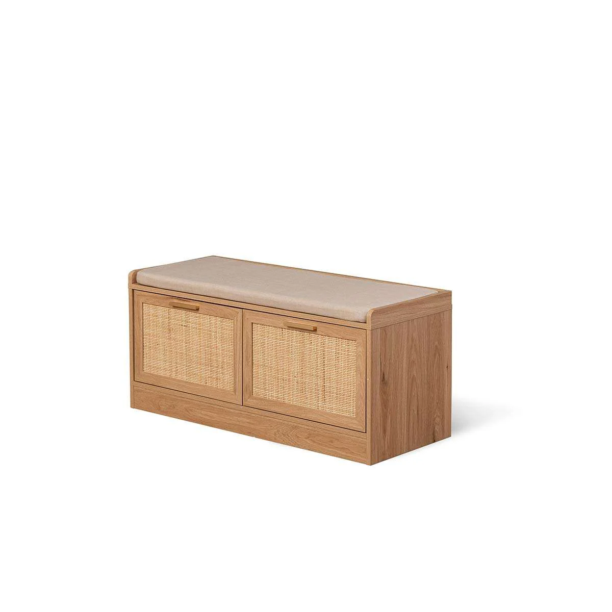 Noosa Rattan Storage Bench Seat - Natural - Image 13