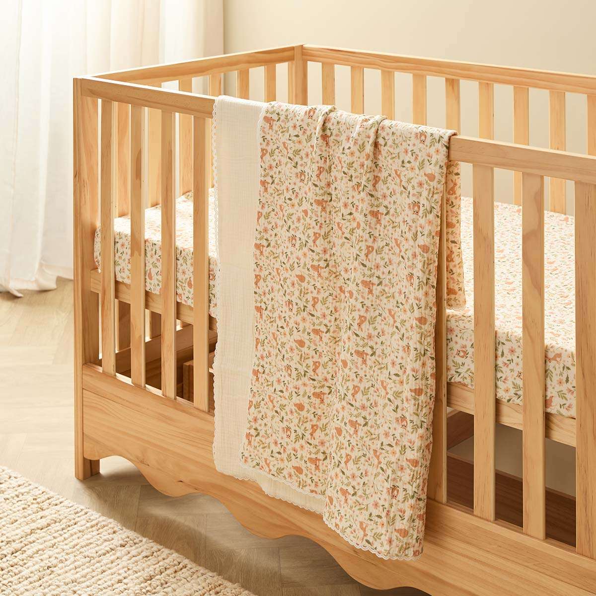 Organic Cotton Blanket - Bush Walk - Image 2