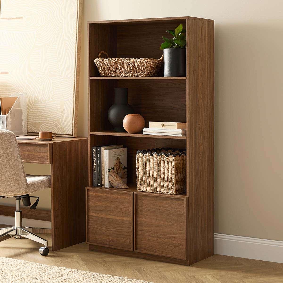 Osaka Bookcase - Walnut - Image 2
