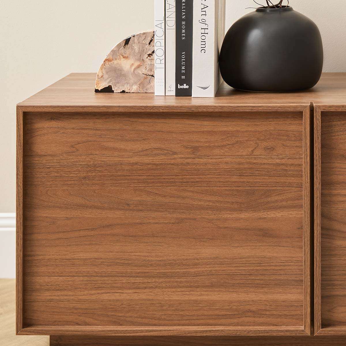 Osaka Large Entertainment Unit - Walnut - Image 7