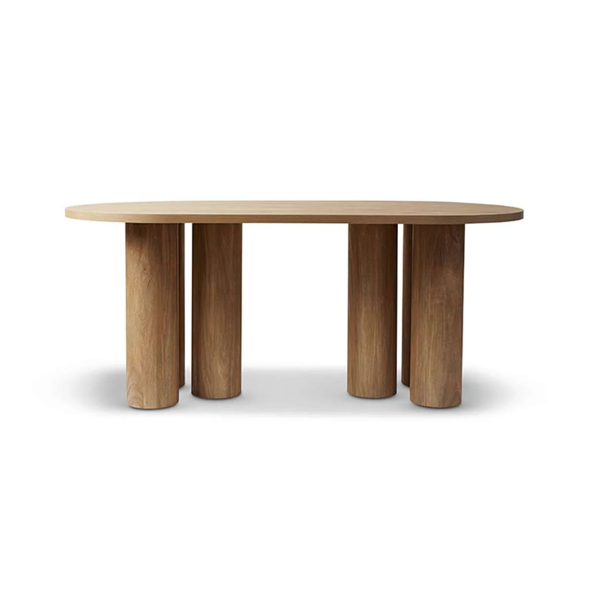 Otis Six Seater Dining Table - Pecan - Image 12