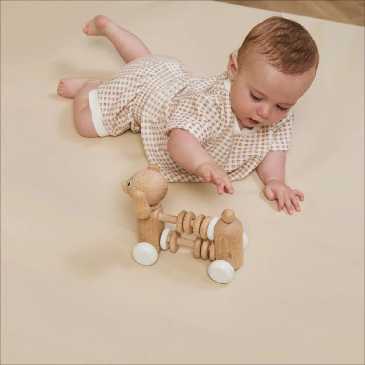 Padded Play Mat Reversible - Cream - Image 5