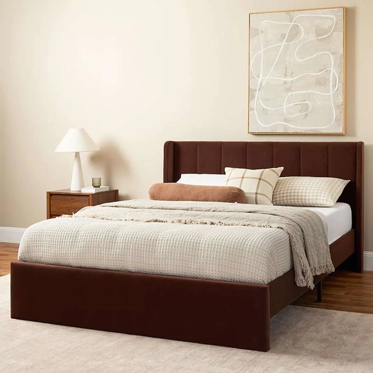 Quinn Queen Bed - Chocolate - Image 3