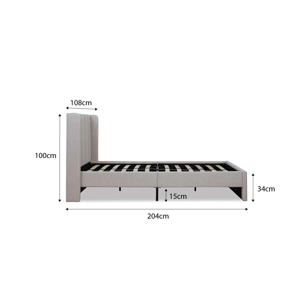 Quinn Single Bed - Natural - Image 11