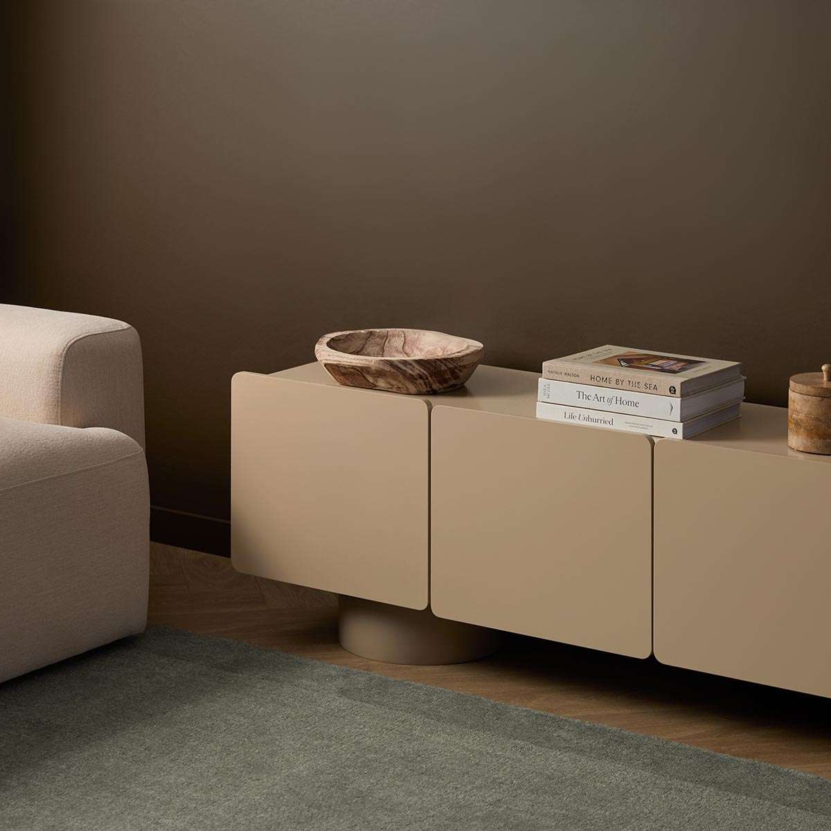 Robbie Entertainment Unit - Stone - Image 4