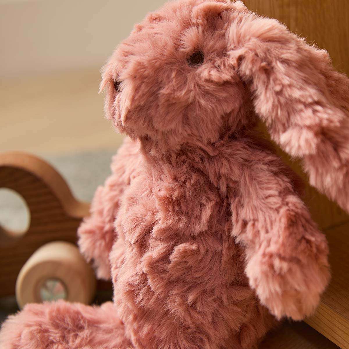Rosie Rabbit Plush Toy Small - Pink - Image 4
