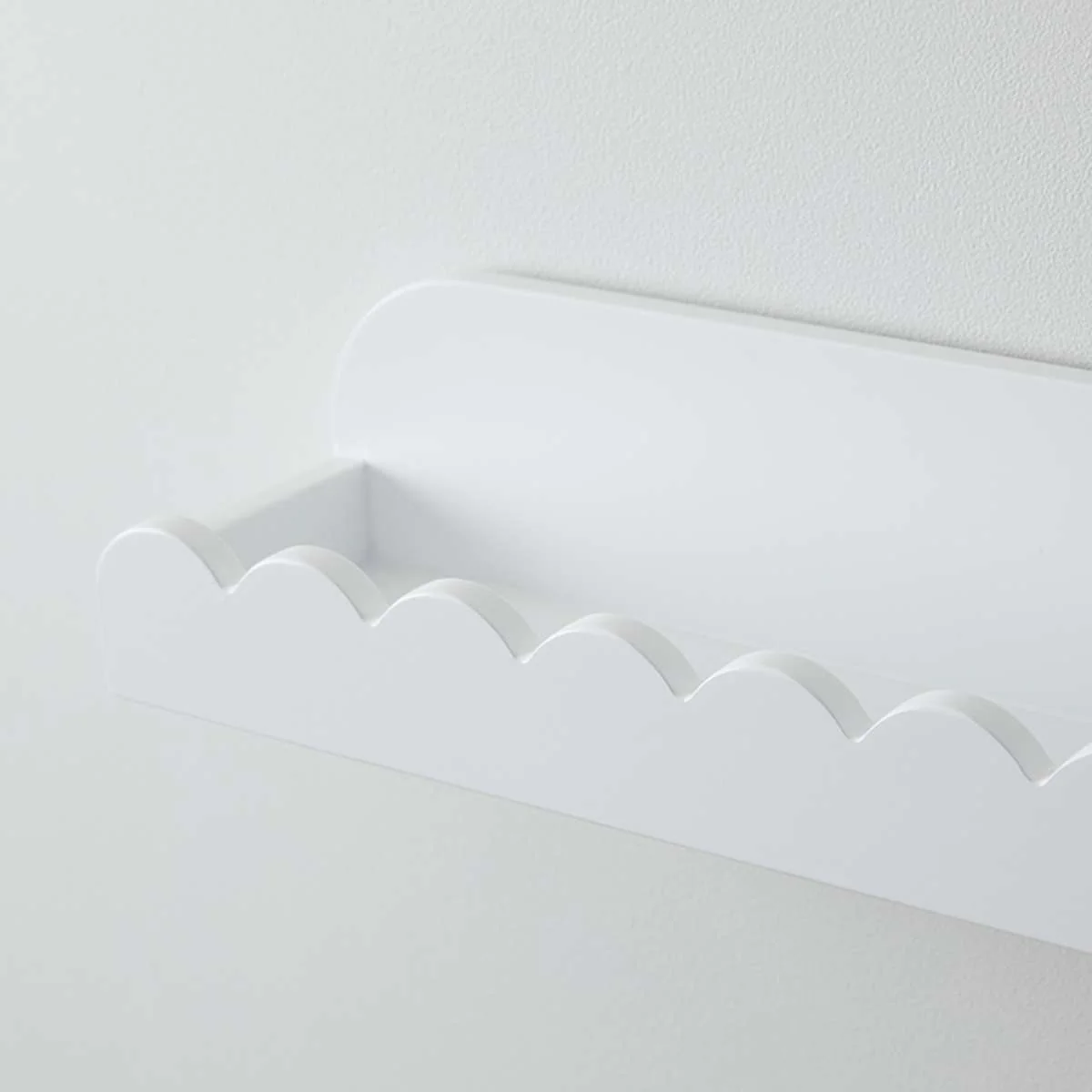Sarah Scalloped Wall Shelf - White - Image 4