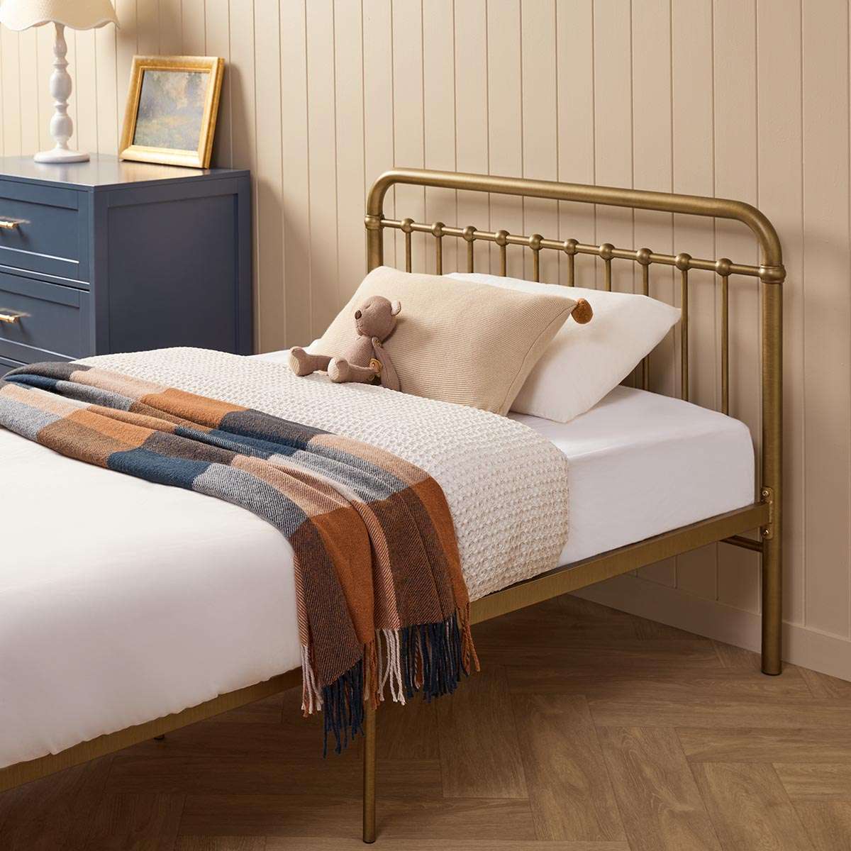 Sonata Bed - King Single - Bronze - Image 6