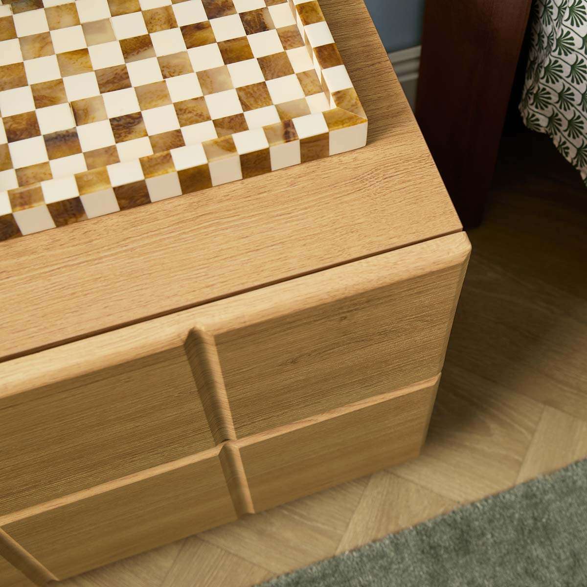Sonny Checkerboard Bedside - Natural - Image 6