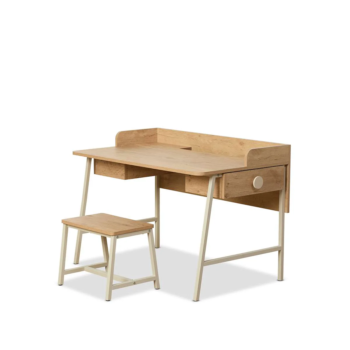 Spotty Craft Table And Stool Set - Cream - Image 12
