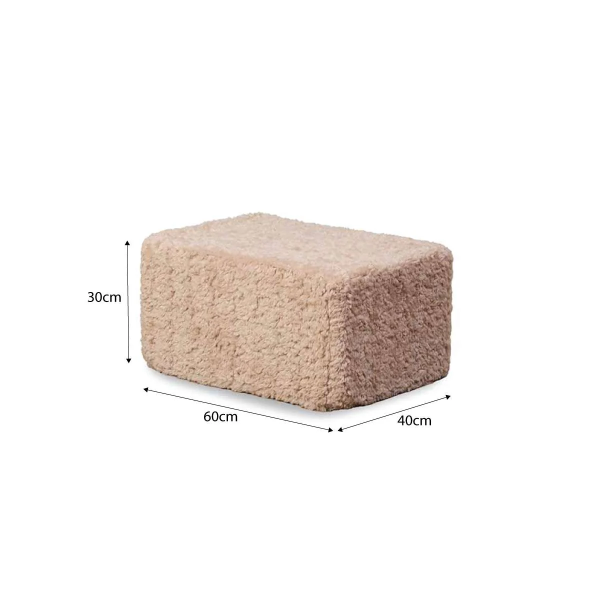 The Mini Chill Ottoman - Beige - Image 12