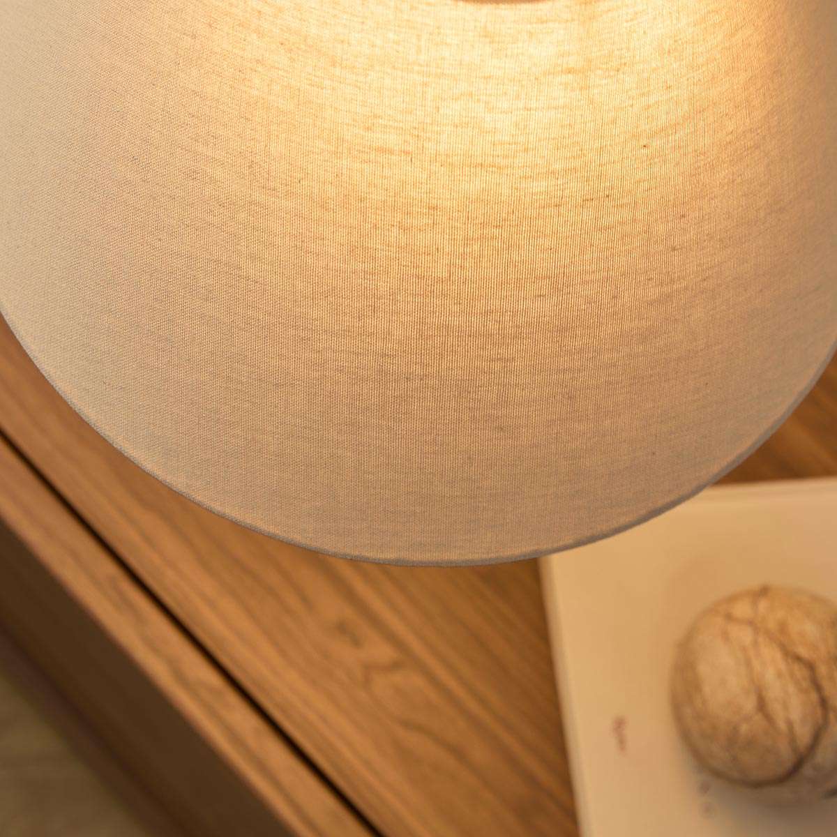 Travertine and Marble Table Lamp - Image 6
