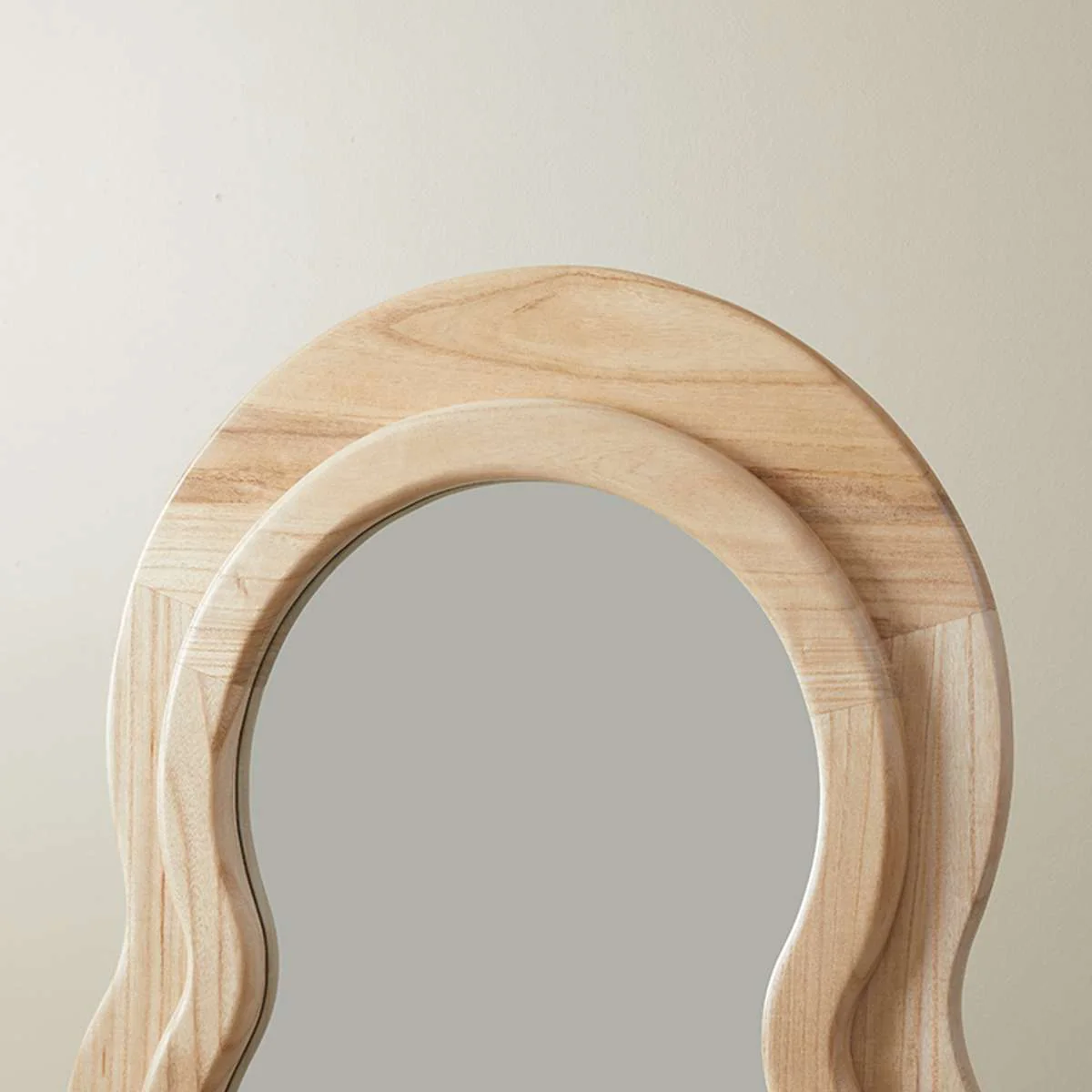 Wave Solid Wood Mirror - Image 2
