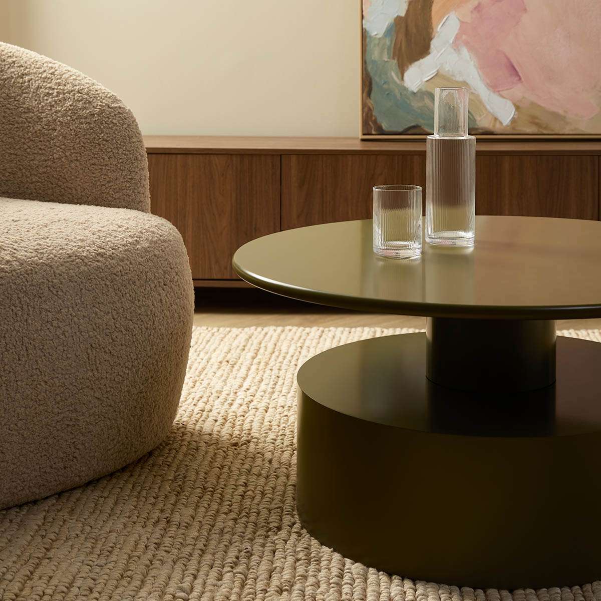Zayne Coffee Table - Olive - Image 3