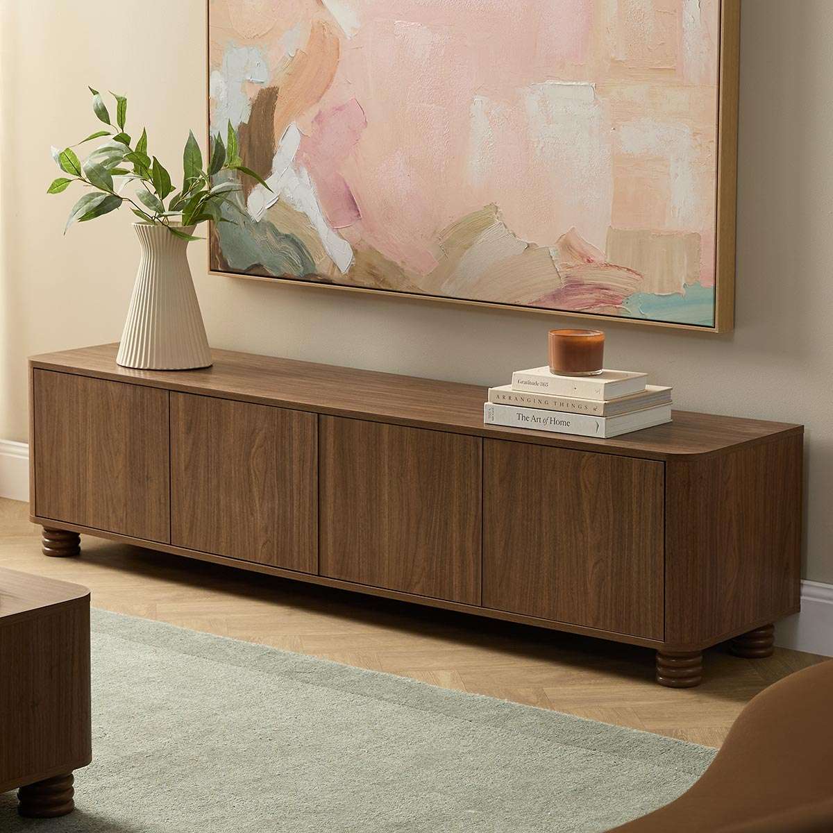 Ziggy Entertainment Unit - Walnut - Image 3